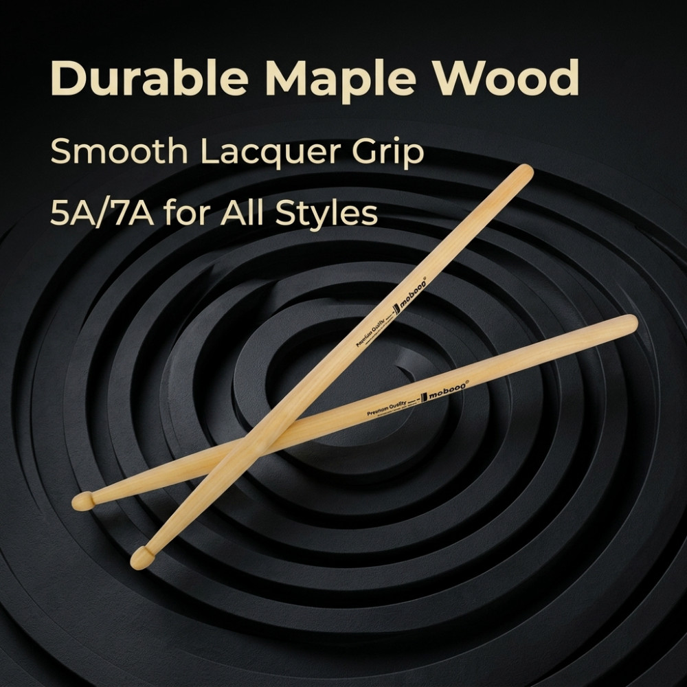 Drum Stick 5A - プロ仕様ドラム 5A 7A ウォルナットドラム ジャズ・ロック向け 耐久性のある楽器