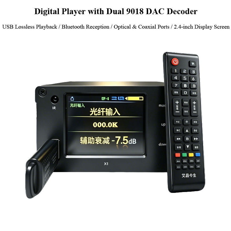 Audio Music Free Mp3 - デュアルES9018K2MデジタルオーディオプレーヤーDSD512 HIFIデジタル音楽転送、ワイヤレスBluetooth 64BIT 384Kロスレスデコード