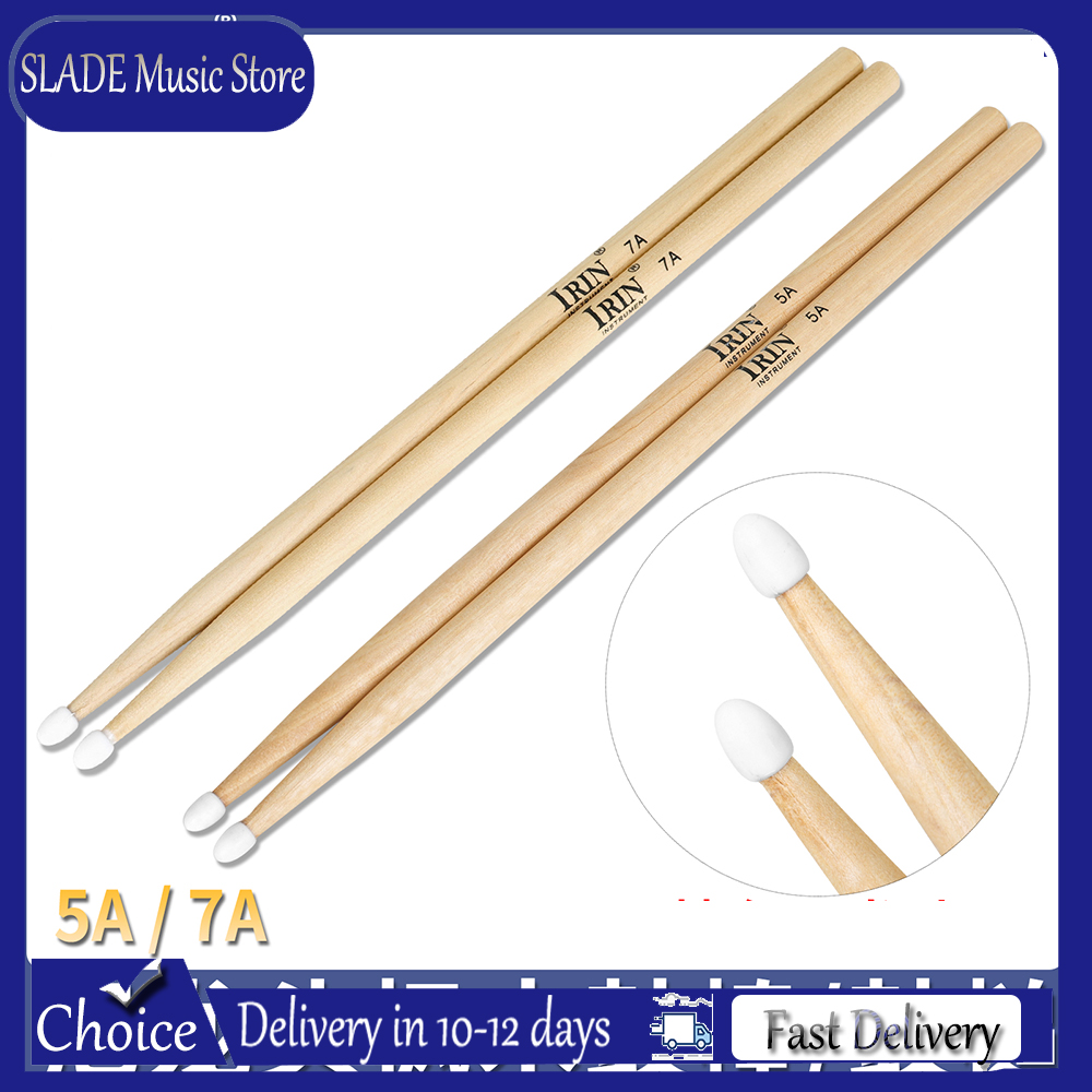 Drum Stick 5A - IRIN 1 ペア 5A/7A プレミアムメイプルドラムスティック マレット