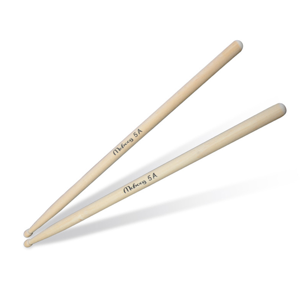 Drum Stick 5A - 1 ペア 5A 7A ドラムドラムスティック木製初心者用ドラムセットアクセサリー軽量木製カラードラムスティッククラシック木製ドラムスティック