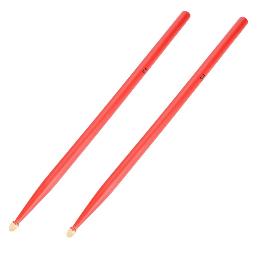 ​ 5Aドラムスティック ブラック/レッド スムースハンドル - Drum Stick 5A のレビューと価格