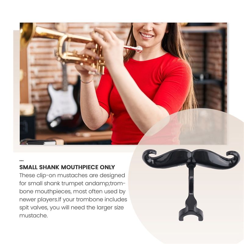 A69P-トランペットとトロンボーン用クリップオン式ひげカバ - Trombone Mouthpiece のレビューと価格