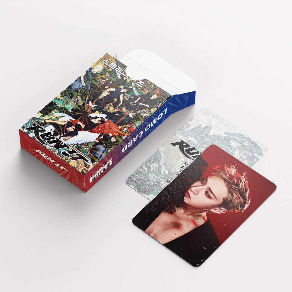 92枚のK-POPボーイズグループミニカード、「RUN IT - Audio Music Lollipop のレビューと価格