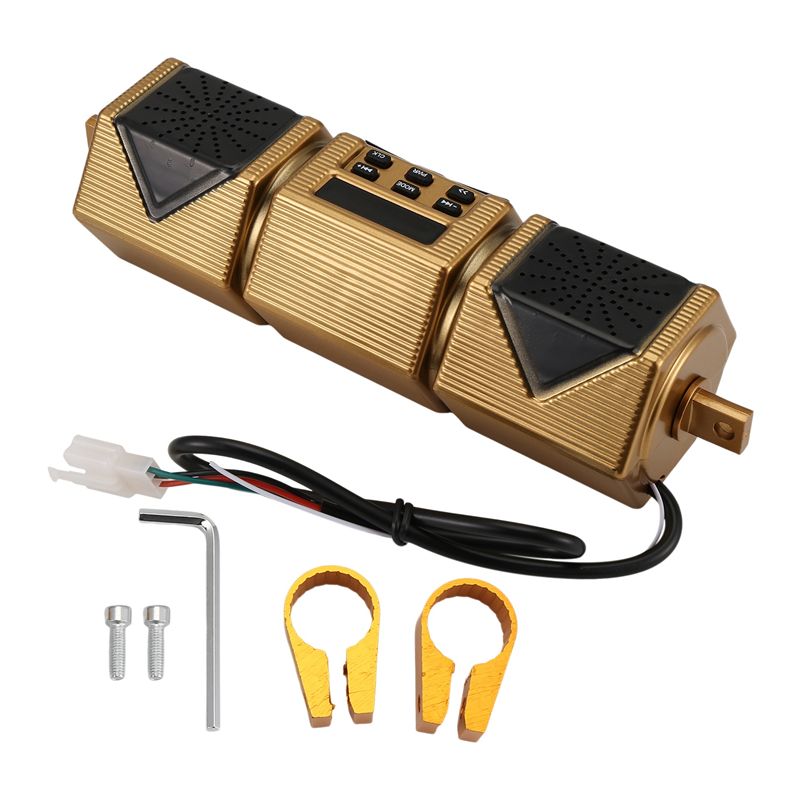 お客様に人気のバイク用MP3プレーヤー、ハンドルバースピーカ - Audio Music Free Mp3 のレビューと価格