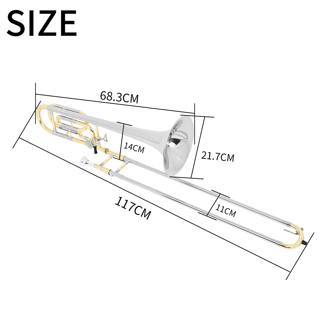 SLADE テナートロンボーン Bb プロフェッショナルブラ - Trombone Mouthpiece のレビューと価格