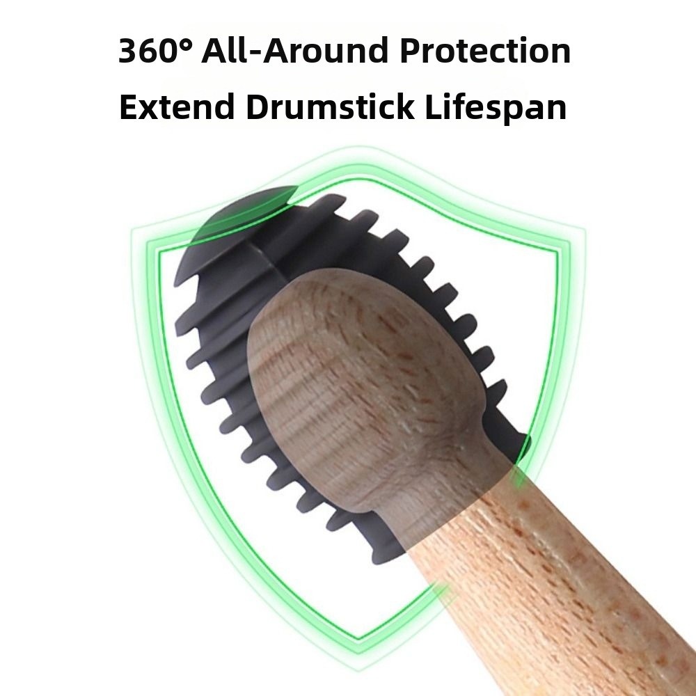 2 個のシリコンドラムミュート弱音用 5A ドラムスティック - Drum Stick 5A のレビューと価格
