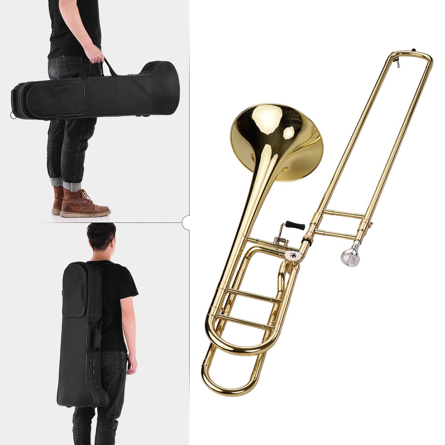 アップグレードされた中級B♭テナースライドトロンボーン（Fキ - Trombone Mouthpiece のレビューと価格