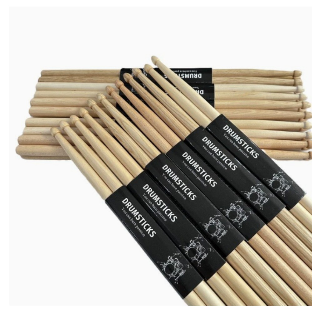 1 ペアのメープルドラムスティック 5A ウォールナットドラ - Drum Stick 5A のレビューと価格