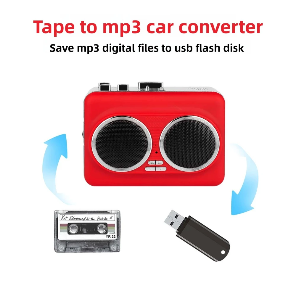 USBカセットプレーヤー 音楽オーディオキャプチャ カセット - Audio Music Free Mp3 のレビューと価格