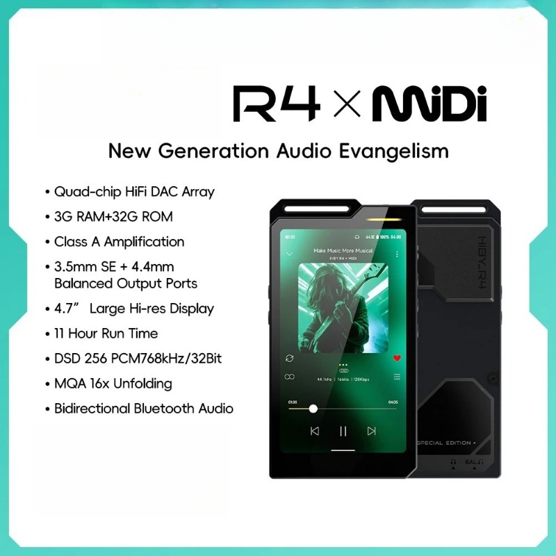 R4 MiDi バージョン ES9018Q2M*4 Andr - Audio Music Free Mp3 のレビューと価格