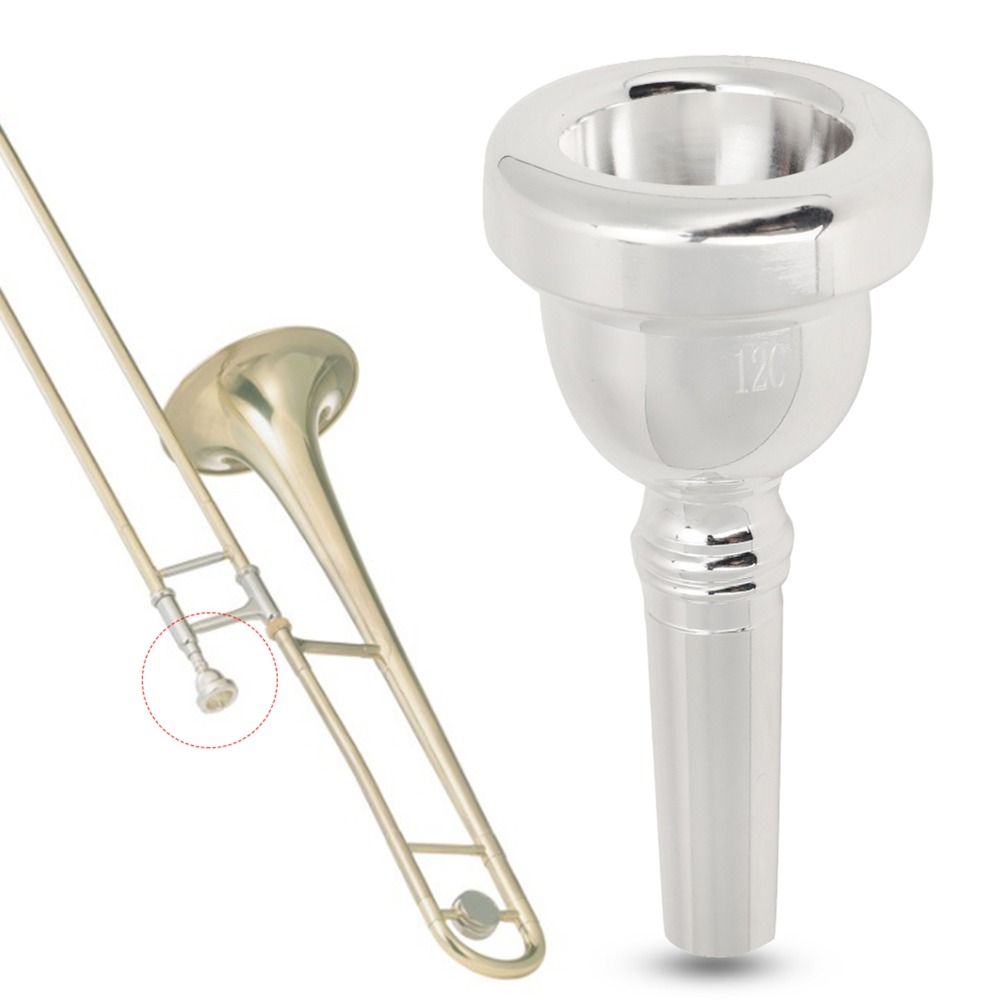 銀製トロンボーンマウスピース ​ ​ 真鍮製ジャズプレーヤー - Trombone Mouthpiece のレビューと価格