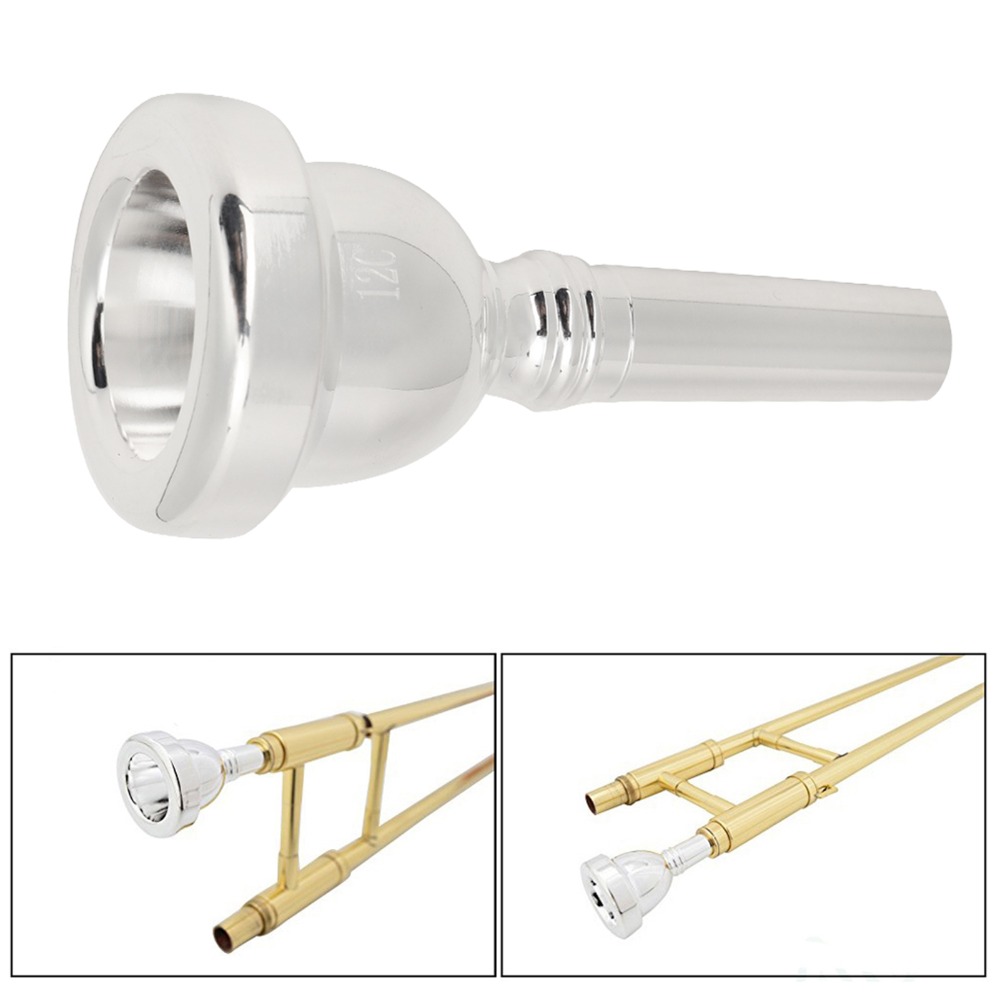 銀製トロンボーンマウスピース ​ ​ 真鍮製ジャズプレーヤー - Trombone Mouthpiece のレビューと価格