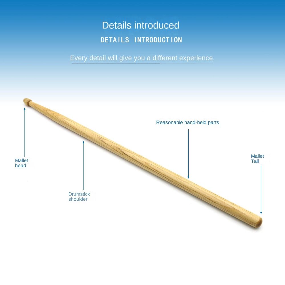 1 ペア 5A/7A ドラムスティッククラシックオーク/ウォ - Drum Stick 5A のレビューと価格