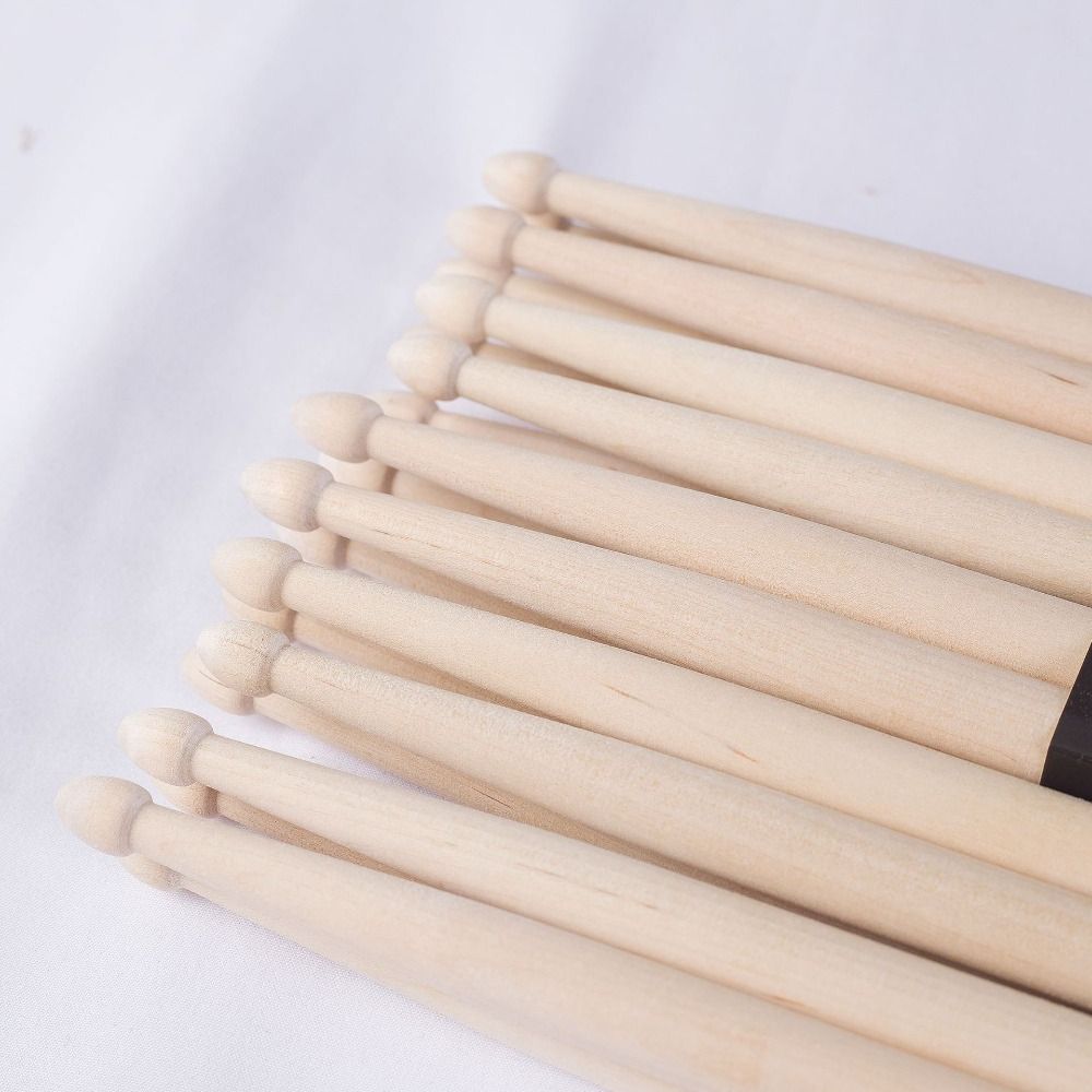 クラシック5A/7Aドラムスティック1ペア木製ドラムスティッ - Drum Stick 5A のレビューと価格