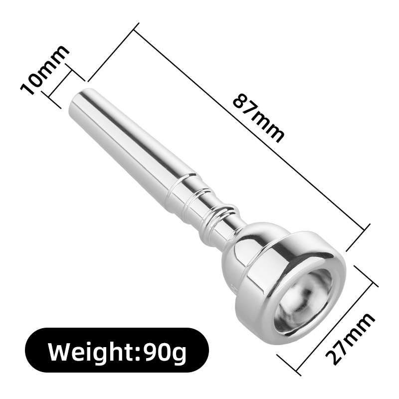 B-フラットトランペット楽器ユニバーサル5C7Cマウスピース - Trombone Mouthpiece のレビューと価格
