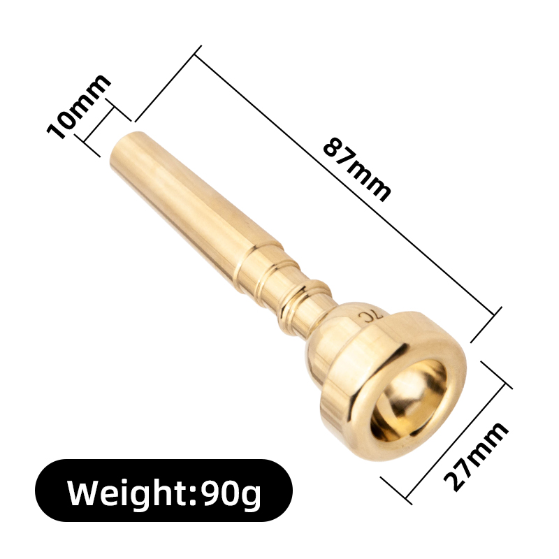 B-フラットトランペット楽器ユニバーサル5C7Cマウスピース - Trombone Mouthpiece のレビューと価格