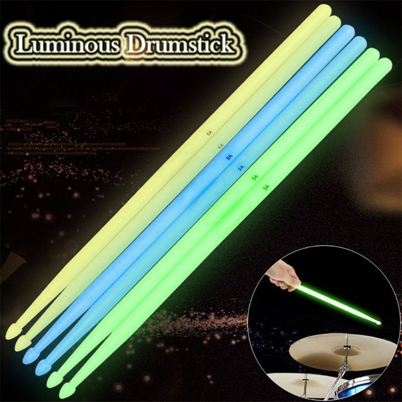 5A蓄光ドラムスティック、ナイロン蛍光ドラムスティック、蓄光 - Drum Stick 5A のレビューと価格