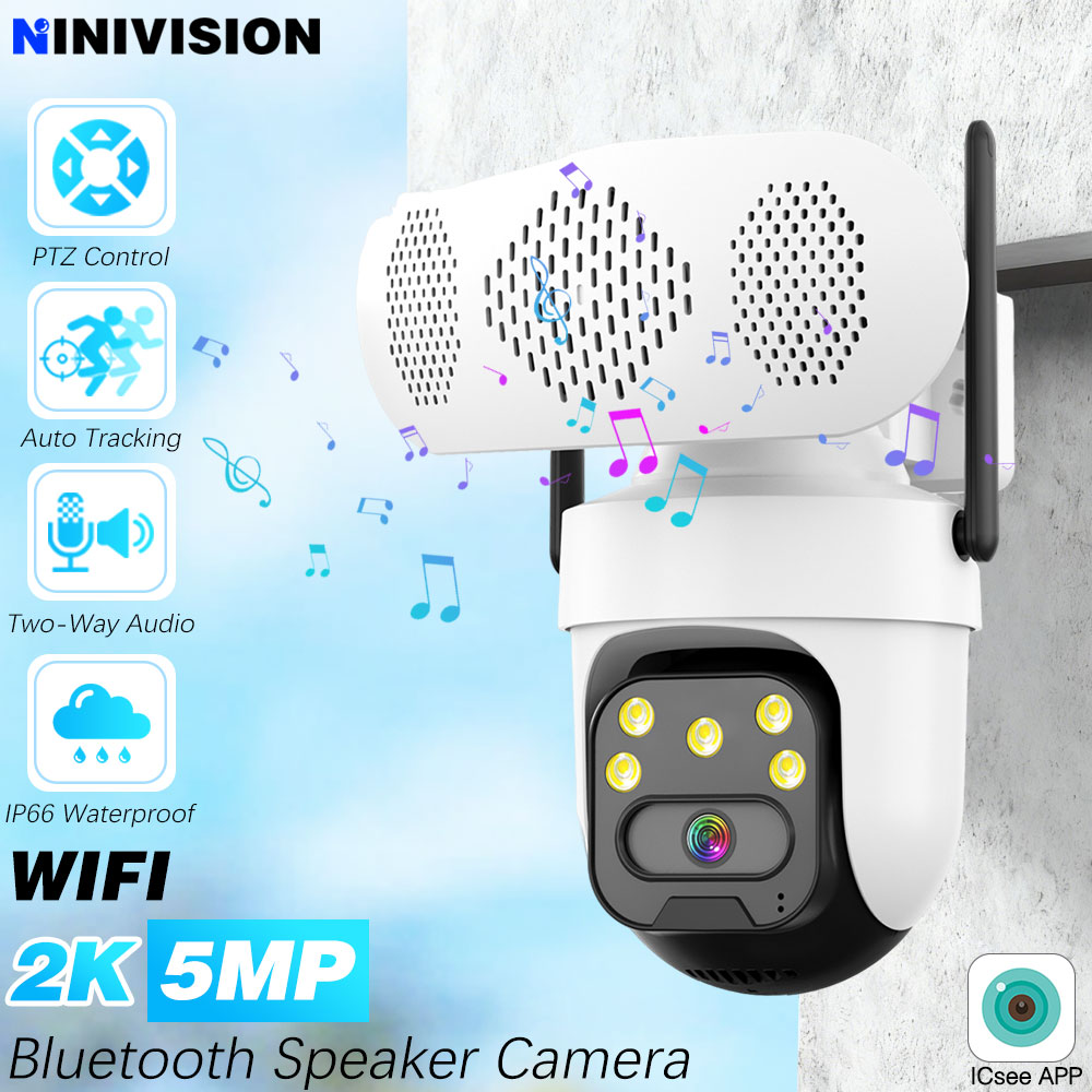 5MP音楽プレーヤーカメラ WIFI Bluetoothスピ - Audiovision Music Player のレビューと価格