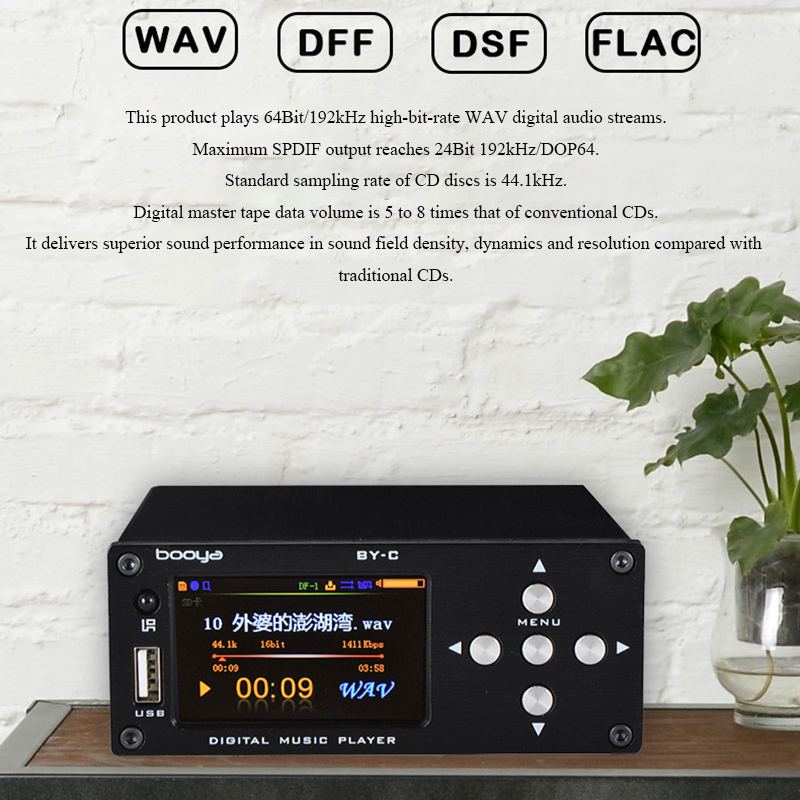BY-C1 ロスレスデジタルオーディオプレーヤー Bluet - Audio Music Free Mp3 のレビューと価格